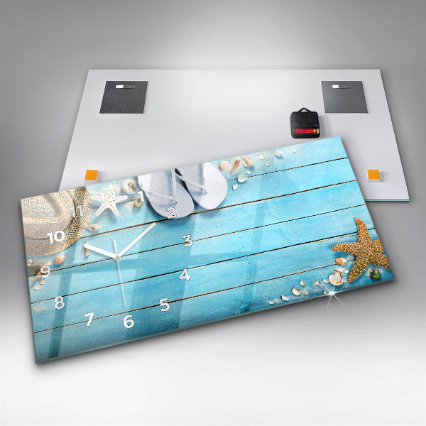 Horloge rectangulaire horizontale Accessoires de vacances