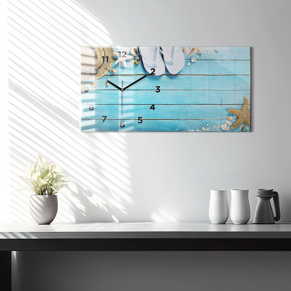 Horloge rectangulaire horizontale Accessoires de vacances