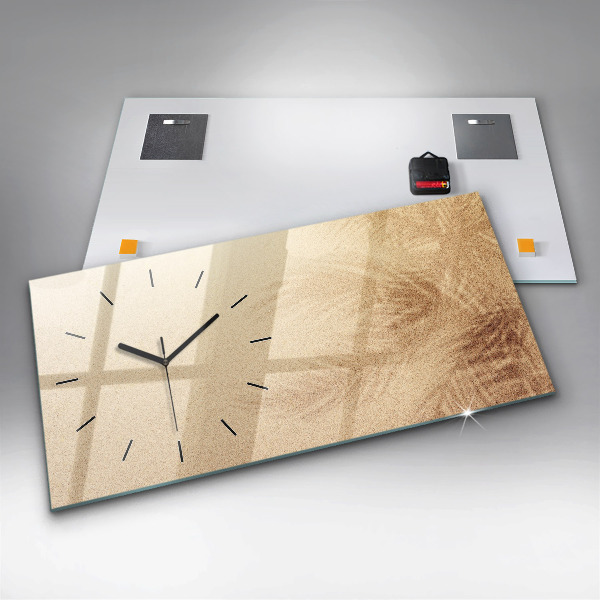 Horloge murale horizontale 'Accessoires d''été'