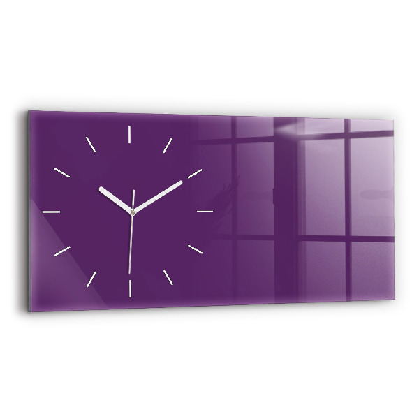 Horloge murale horizontale Violet