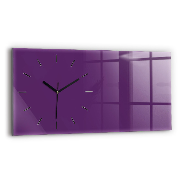 Horloge murale horizontale Violet