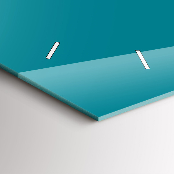 Horloge murale horizontale Couleur de la mer