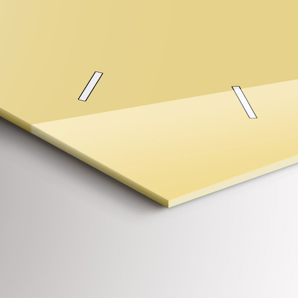 Horloge murale horizontale Couleur crème