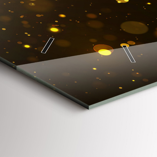 Horloge murale horizontale 'Poussière d''or'