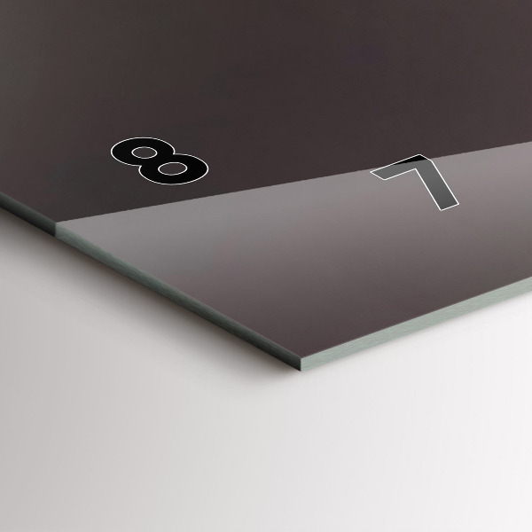 Horloge murale horizontale Un verre de vin rouge