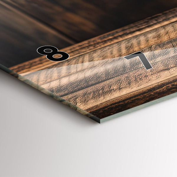 Horloge murale horizontale Une tasse de café