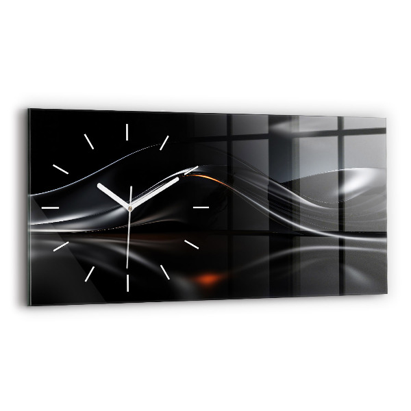 Horloge murale horizontale Abstraction