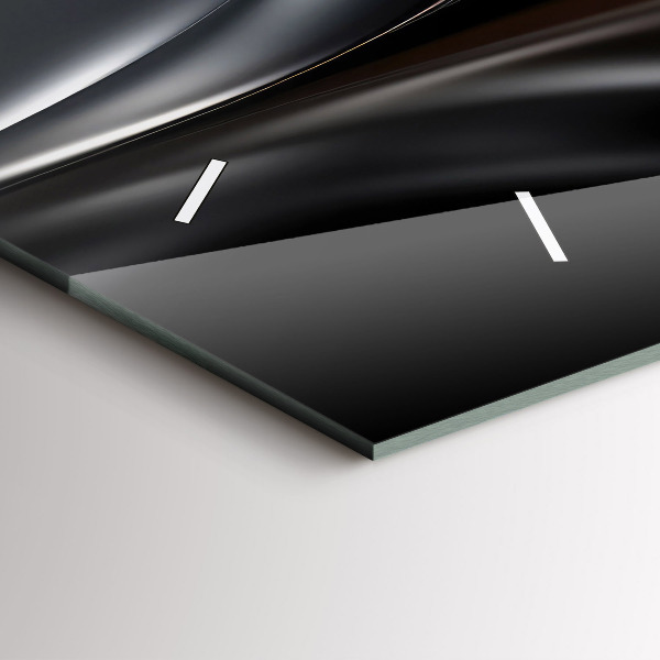 Horloge murale horizontale Abstraction