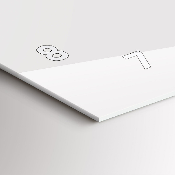 Horloge murale horizontale 'Les phases de la lune et l''œil'