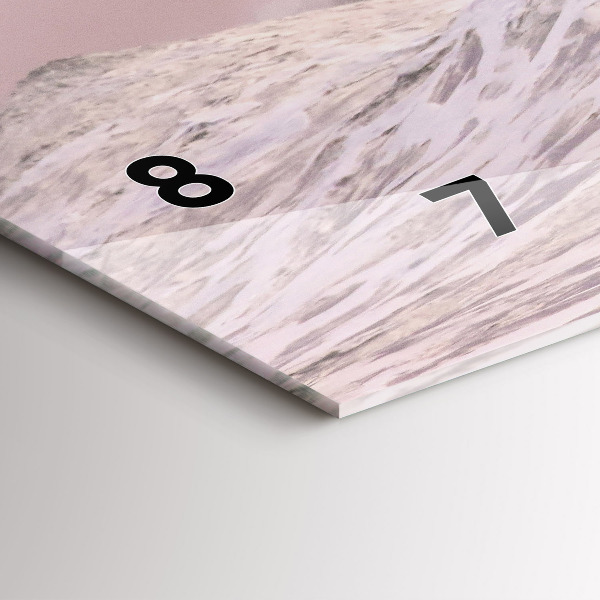 Horloge murale horizontale Surfeur à Hawaï