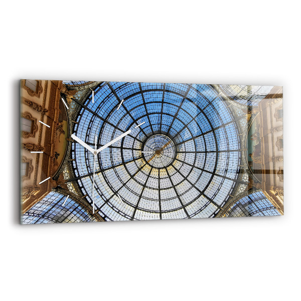 Horloge rectangulaire horizontale Centre commercial à Milan