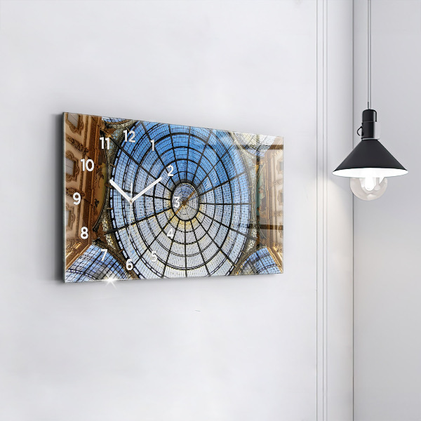 Horloge rectangulaire horizontale Centre commercial à Milan