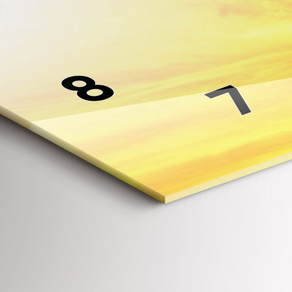 Horloge rectangulaire horizontale La Tour Eiffel à Paris