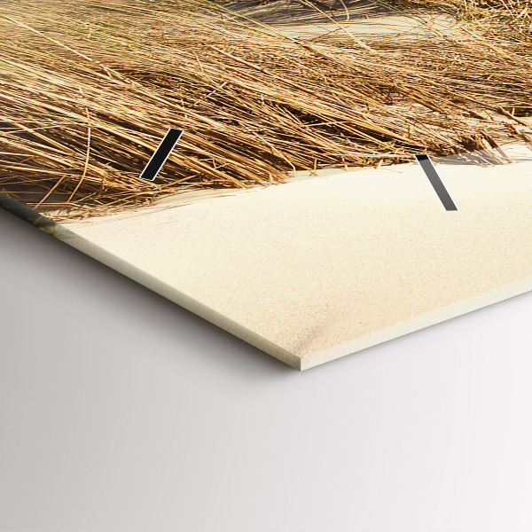 Horloge rectangulaire horizontale Vue de la plage