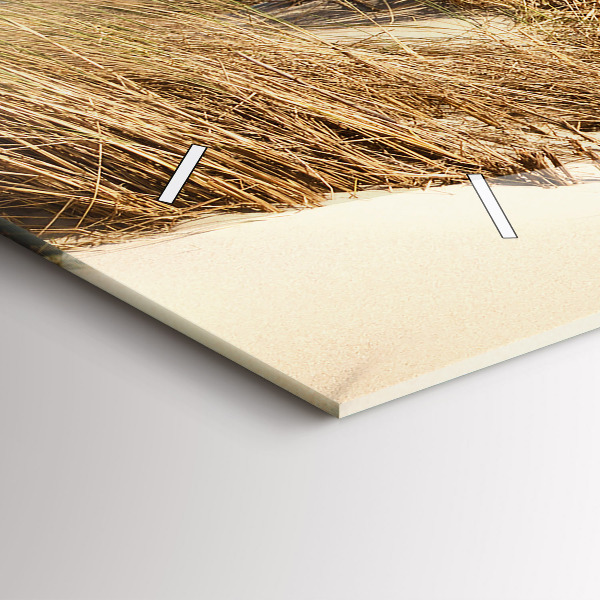 Horloge rectangulaire horizontale Vue de la plage