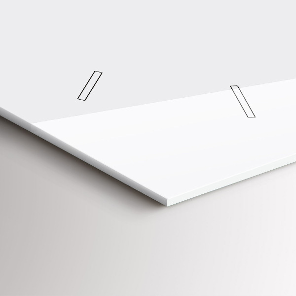 Horloge rectangulaire horizontale Perroquet coloré en vol