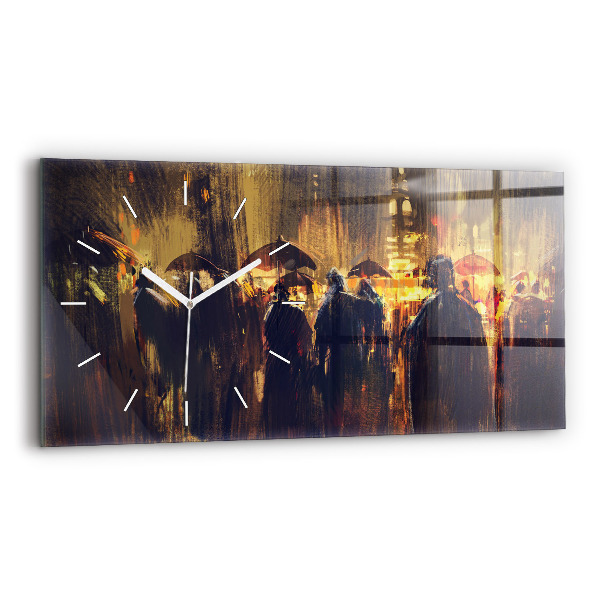 Horloge rectangulaire horizontale 'L''impressionnisme dans l''art Place du Marché'