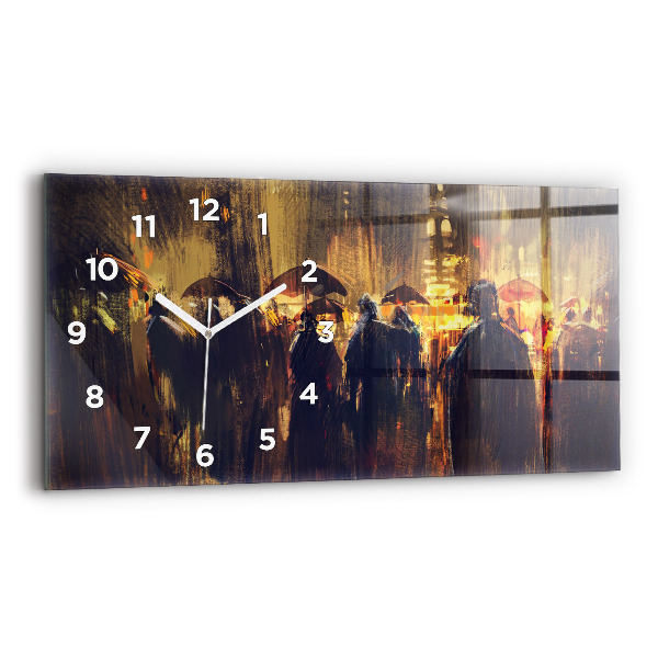 Horloge rectangulaire horizontale 'L''impressionnisme dans l''art Place du Marché'