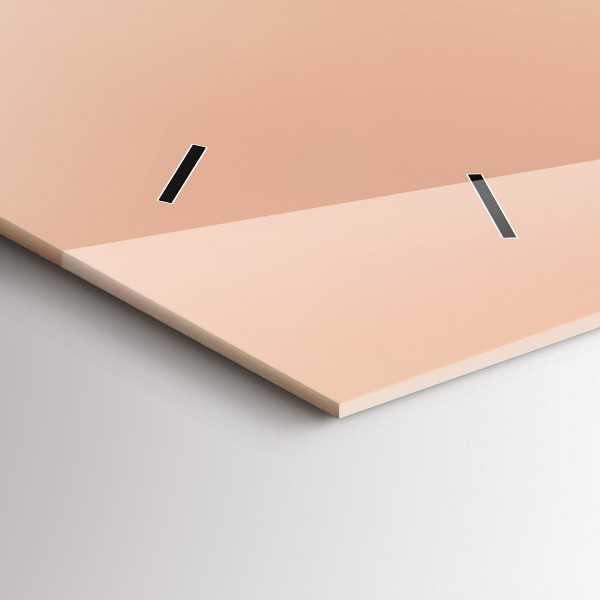 Horloge rectangulaire horizontale Illustration de flamant rose