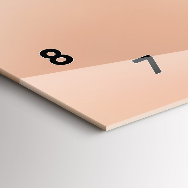 Horloge rectangulaire horizontale Illustration de flamant rose