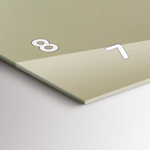 Horloge rectangulaire horizontale Orignal graphique