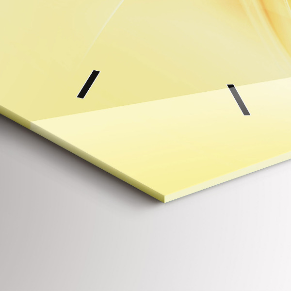 Horloge rectangulaire horizontale 'Ondes d''abstraction'