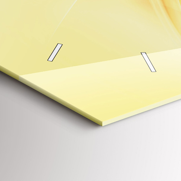 Horloge rectangulaire horizontale 'Ondes d''abstraction'