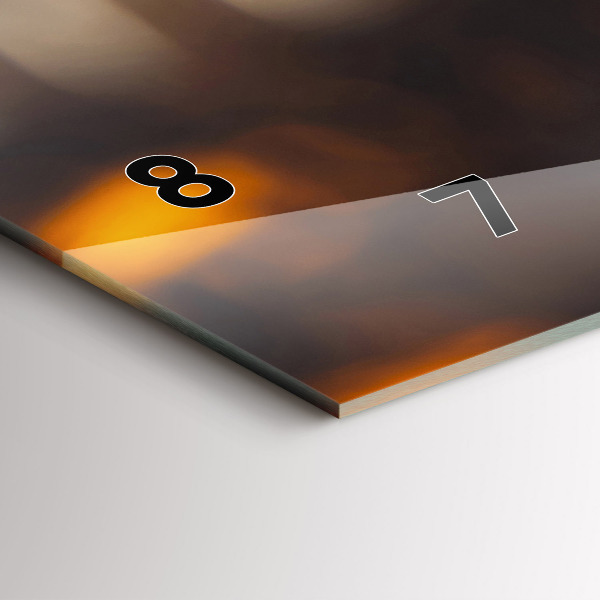 Horloge rectangulaire horizontale Bouteilles en verre