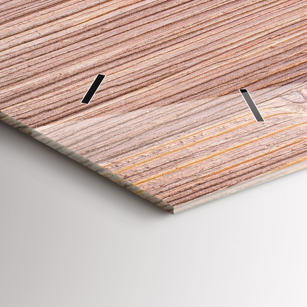 Horloge rectangulaire horizontale Poivrons