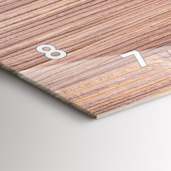 Horloge rectangulaire horizontale Poivrons