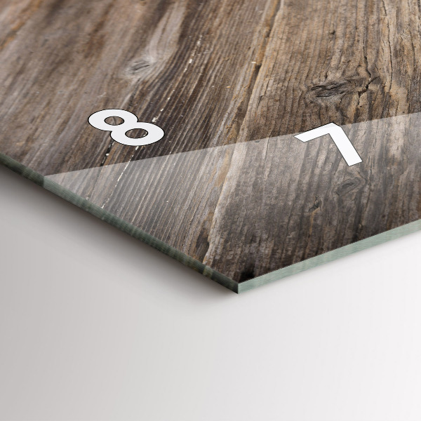 Horloge rectangulaire horizontale 'Le cœur culinaire de l''Italie'