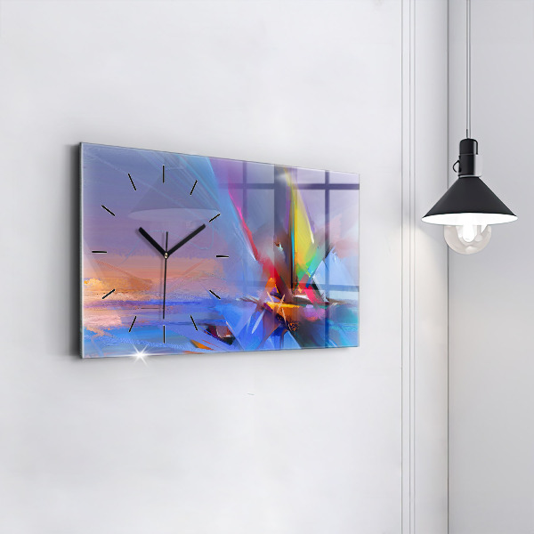 Horloge rectangulaire horizontale Paysage marin