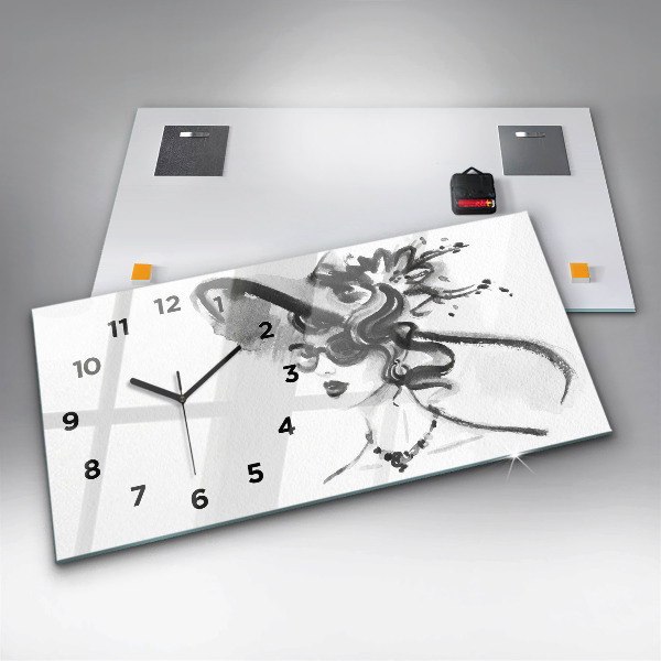 Horloge rectangulaire horizontale Femme à la mode