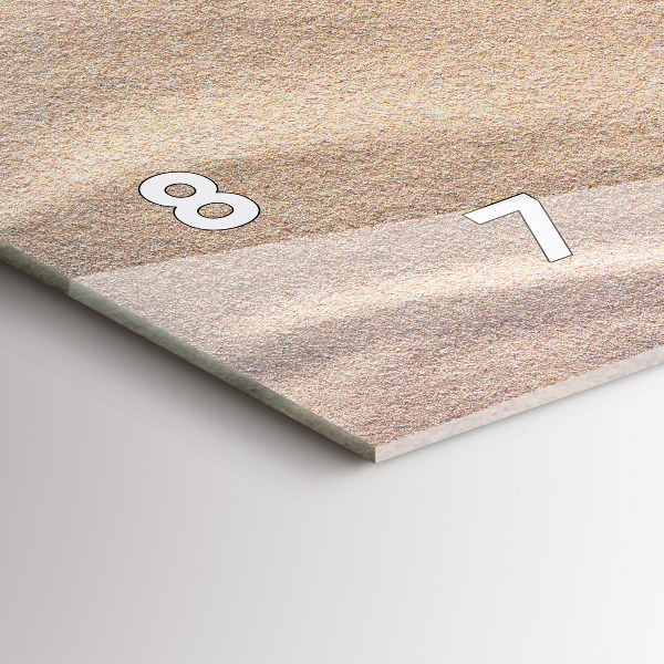 Horloge rectangulaire horizontale Accessoires de vacances