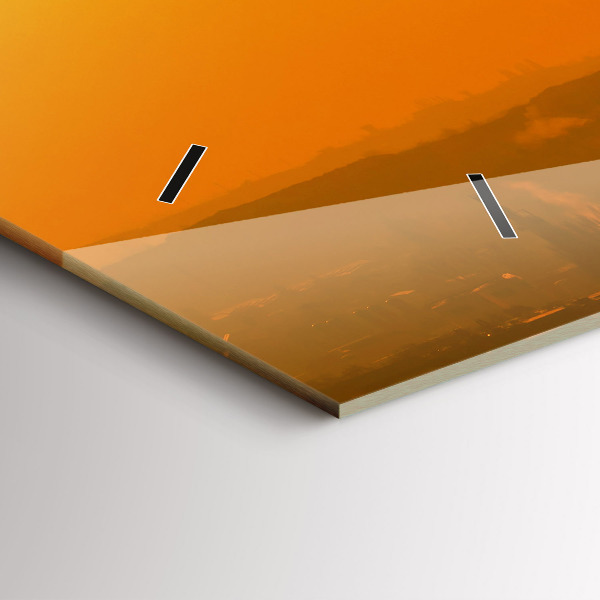 Horloge rectangulaire horizontale Vue de la cathédrale de Brno