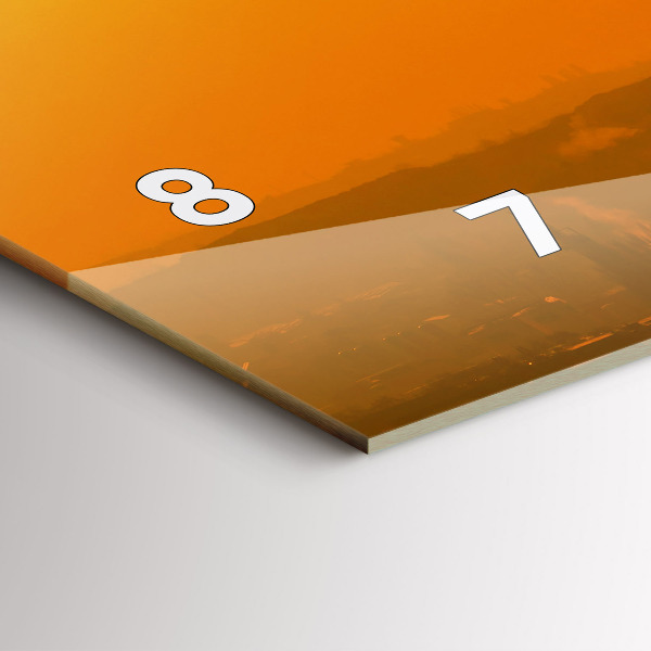 Horloge rectangulaire horizontale Vue de la cathédrale de Brno