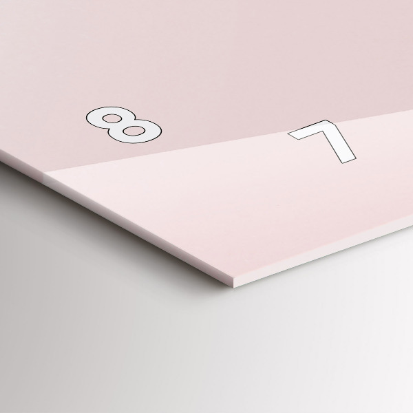 Horloge murale horizontale Un bouquet de fleurs