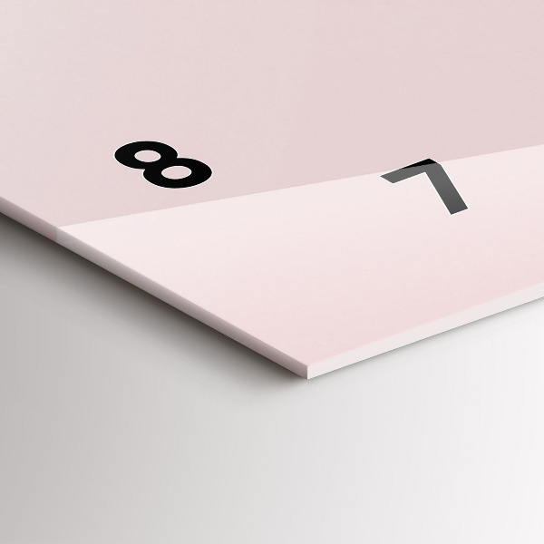 Horloge murale horizontale Un bouquet de fleurs