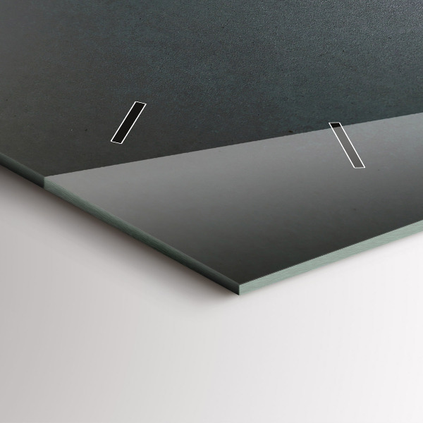 Horloge murale horizontale 'Vagabond dans l''obscurité'