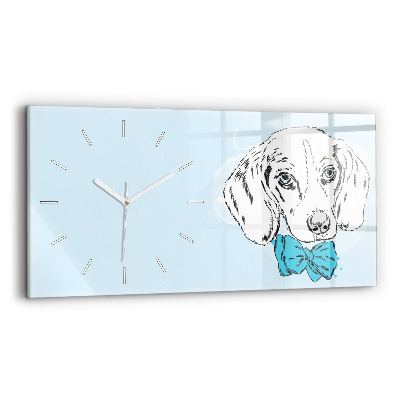 Horloge murale horizontale Chiot