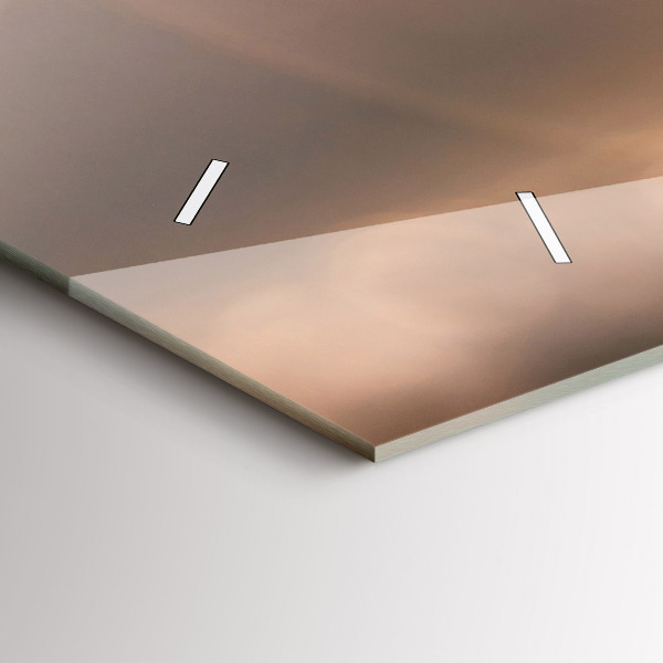 Horloge murale horizontale Voiture en vacances