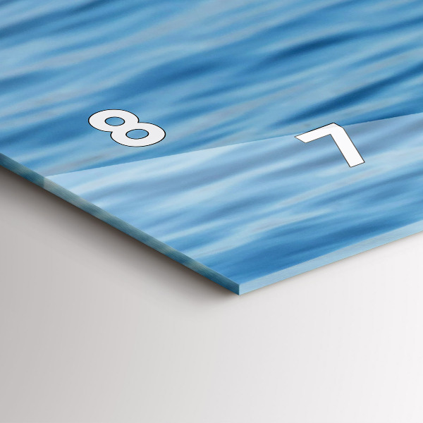 Horloge murale horizontale Mouettes à Gdynia