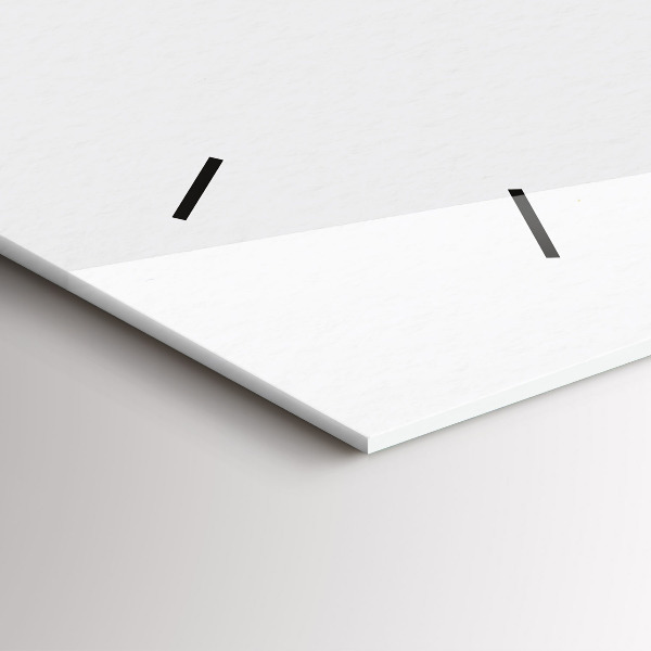 Horloge murale horizontale Femme au chapeau