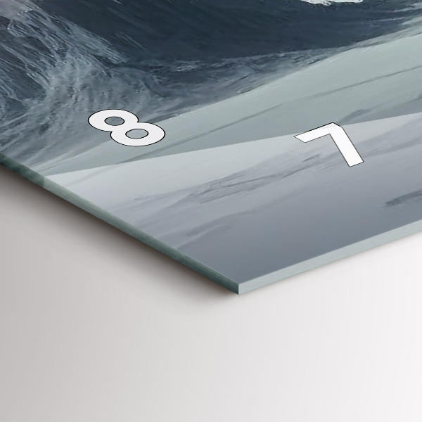 Horloge murale horizontale Homme Espace Planète