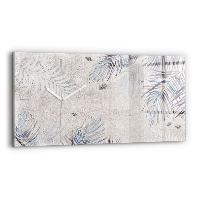 Horloge murale horizontale Palme