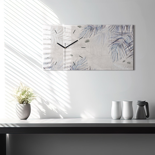 Horloge murale horizontale Palme