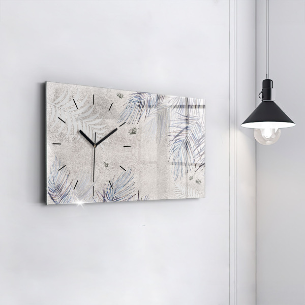 Horloge murale horizontale Palme