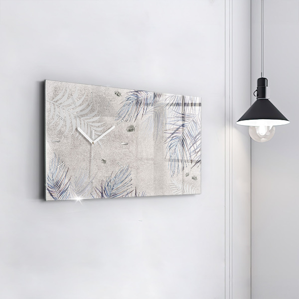 Horloge murale horizontale Palme