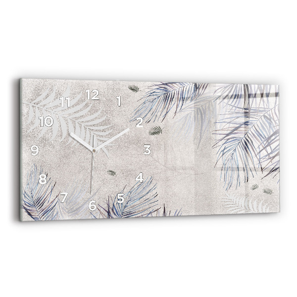 Horloge murale horizontale Palme