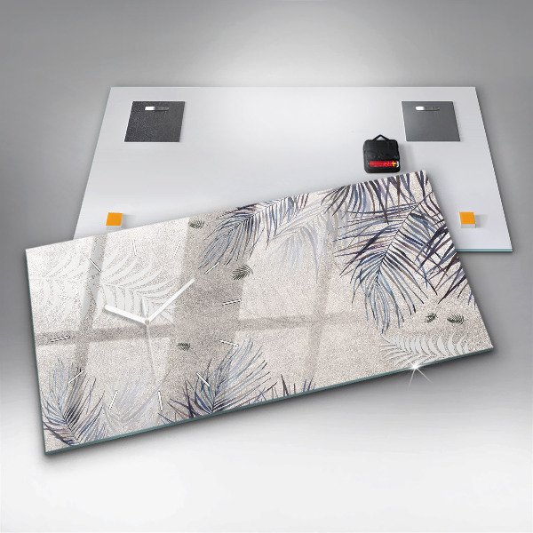 Horloge murale horizontale Palme